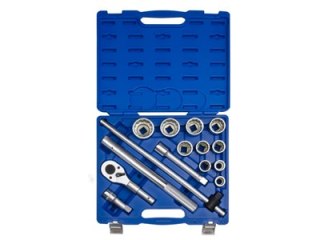 KING TONY ZESTAW NASADEK 3/4'' 14CZ KRÓTKIE 22-50MM 12-KĄT,GRZECHOTKA