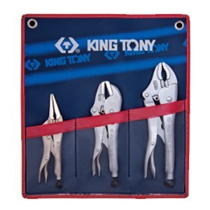 KING TONY ZESTAW SZCZYPIEC ZACISKOWYCH MORSEA 3SZT. ETUI