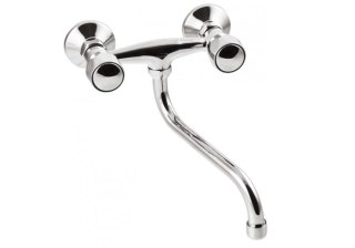 INVENA BATERIA UMYWALKOWA-ZLEWOZMYWAKOWA ŚCIENNA Z WYLEWKĄ TYPU S