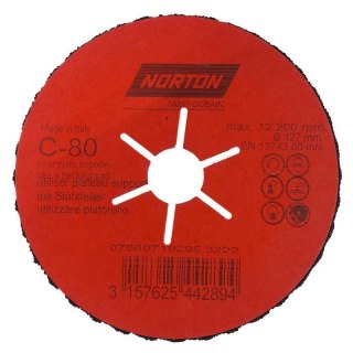 NORTON KRĄŻEK PÓŁELASTYCZNY NORTON CP FLEX 127MM P.80