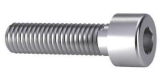 UN ŚRUBA NIERDZEWNA A2 DIN 912 6*12MM