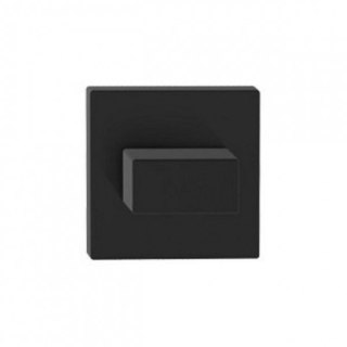 UN SZYLD DRZWIOWY KWADRAT WC CZARNY