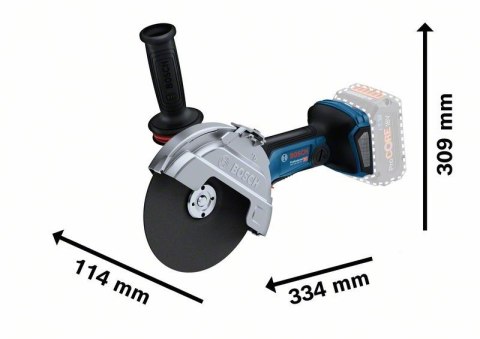 BOSCH SZLIFIERKA KĄTOWA AKUMULATOROWA 180MM GWS 18V-180 PC 0*AH