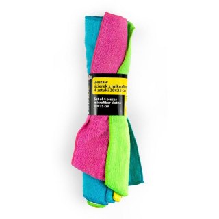 MOJE AUTO VIRAGE ZESTAW ŚCIEREK MIKROFIBRA 4 SZT.