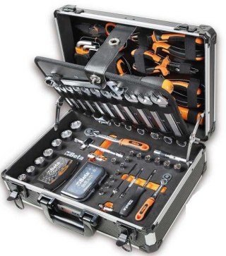 BETA ZESTAW NARZĘDZI WARSZTATOWYCH W WALIZCE EASY 128SZT.