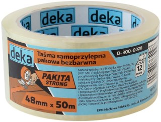 DEKA TAŚMA PAKOWA BEZBARWNA STRONG 48MM*50M