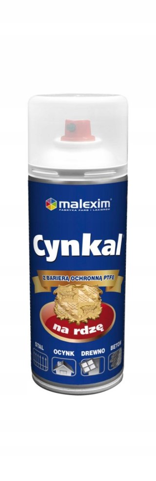 MALEXIM AEROZOL CYNKAL 0.4L SZARY GRAFIT 7024