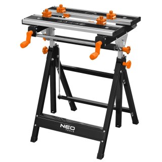 NEO STÓŁ WARSZTATOWY REGULOWANY, ALUMINIOWY 60*58*77-107 CM