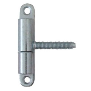 UN ZAWIAS WKRĘCANY OCYNKOWANY BIAŁY 15*50MM /2SZT/