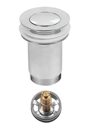 UN KOREK UMYWALKOWY KLIK KLAK Z GRZYBKIEM MAŁYM BEZ PRZELEWU