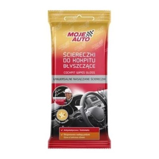 MOJE AUTO ŚCIERECZKI DO KOKPITU BŁYSZCZĄCE - WANILIA - 24 SZTUKI