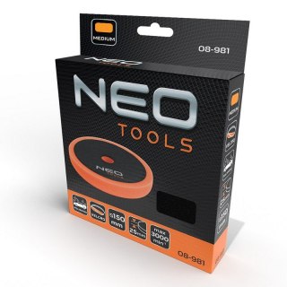 NEO PAD POLERSKI 150*150*25MM GĄBKA ŚREDNIA