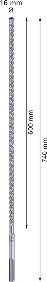 BOSCH WIERTŁO DO MŁOTÓW SDS-MAX 8X EXPERT 16*600/940MM