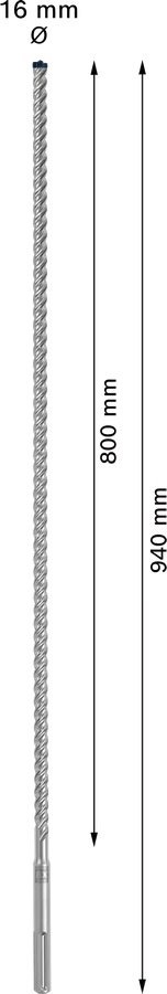BOSCH WIERTŁO DO MŁOTÓW SDS-MAX 8X EXPERT 16*800/940MM
