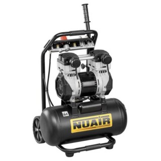 NUAIR KOMPRESOR BEZOLEJOWY 24L 8 BAR WYCISZONY 59DB 2KM