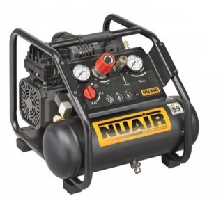 NUAIR KOMPRESOR BEZOLEJOWY WYCISZONY 6L 8 BAR 1.5KM