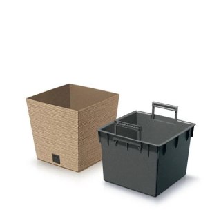 PROSPERPLAST DONICZKA FURU SQUARE ECO WOOD-NATURO FSC MIX 19L