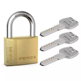 GERDA KŁÓDKA PAŁĄKOWA MOSIĘŻNA KMKN S60 KLUCZ SYMETRYCZ. NAWIRCANY