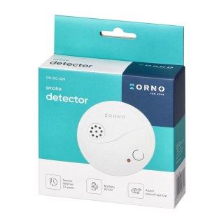 ORNO BATERYJNY CZUJNIK DYMU ZE ZINTEGROWANĄ BATERIĄ