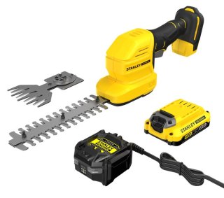 STANLEY NOŻYCE DO KRZEWÓW I TRAWY AKUMULATOROWE 18V V20 1*2.0AH