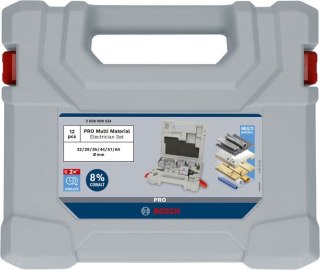BOSCH ZESTAW OTWORNIC PRO MULTI MATERIAL 10 EL.