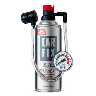 CAR FIX HOBBY GAZ DO KLIMATYZACJI 5IN1 235G R134A AUTA+PRZEWÓD Z MAN