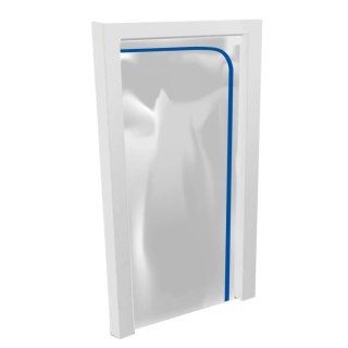 DEDRA KURTYNA, OSŁONA PRZECIWPYŁOWA 120*220CM Z ZAMKIEM