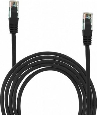 UN KABEL UTP 5E 1.5M CZARNY PATCHCORD