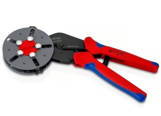 KNIPEX SZCZYPCE DO ZAGNIATANIA Z MAGAZYNKIEM WYMIENNYM, FOTOWOL.