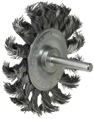 LUNA SZCZOTKA TARCZOWA Z TRZPIENIEM SPLATANA 75MM