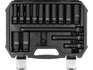 YATO ZESTAW NASADEK UDAROWYCH DŁUGICH 1/2'' 18 SZT.