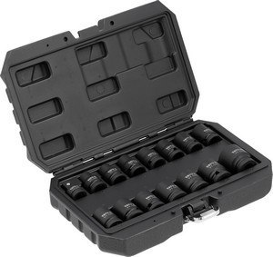 YATO ZESTAW NASADEK UDAROWYCH KRÓTKICH 1/2'' 15 SZT. 10-27 MM