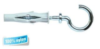 UN KOŁEK UNIWERSALNY Z HAKIEM SUFITOWYM 8/4.5*83MM